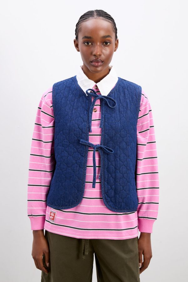 tilly gilet - denim - Image 2