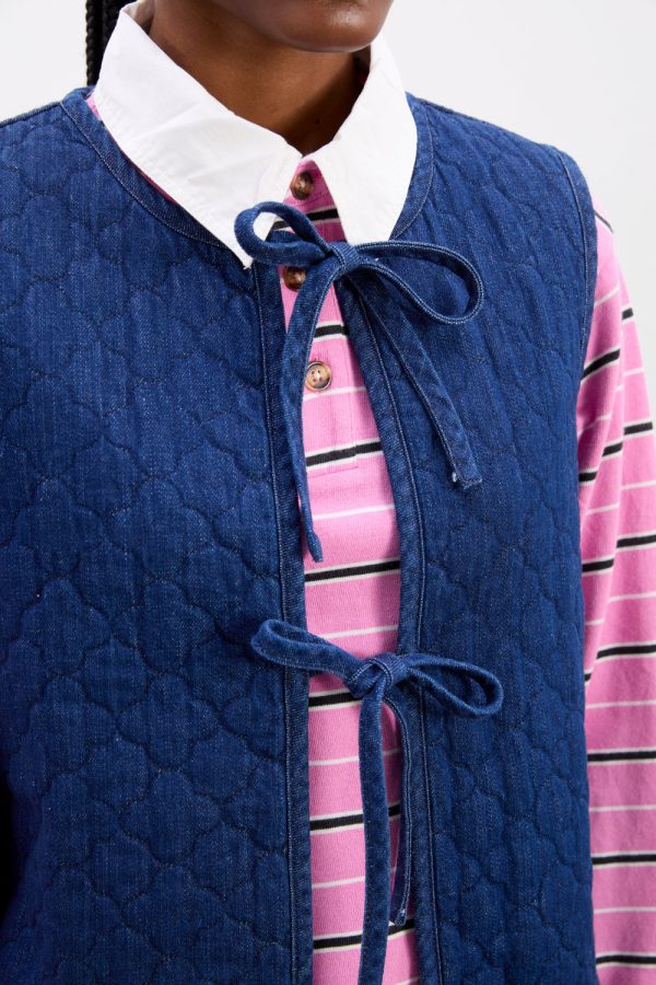 tilly gilet - denim - Image 6