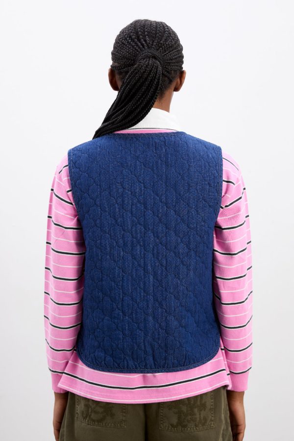 tilly gilet - denim - Image 7