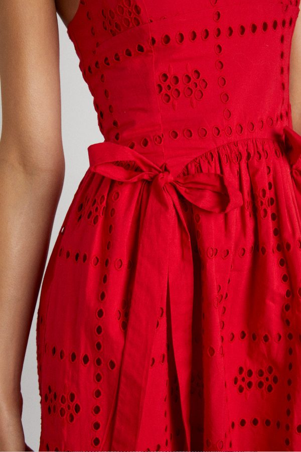 penelope mini - red broderie - Image 2