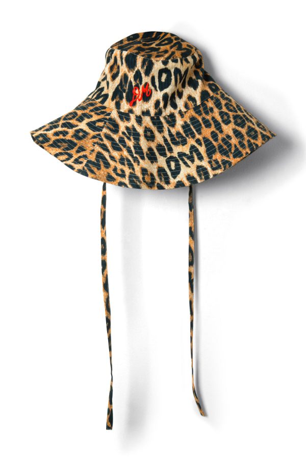 leopard print sunhat - Image 4
