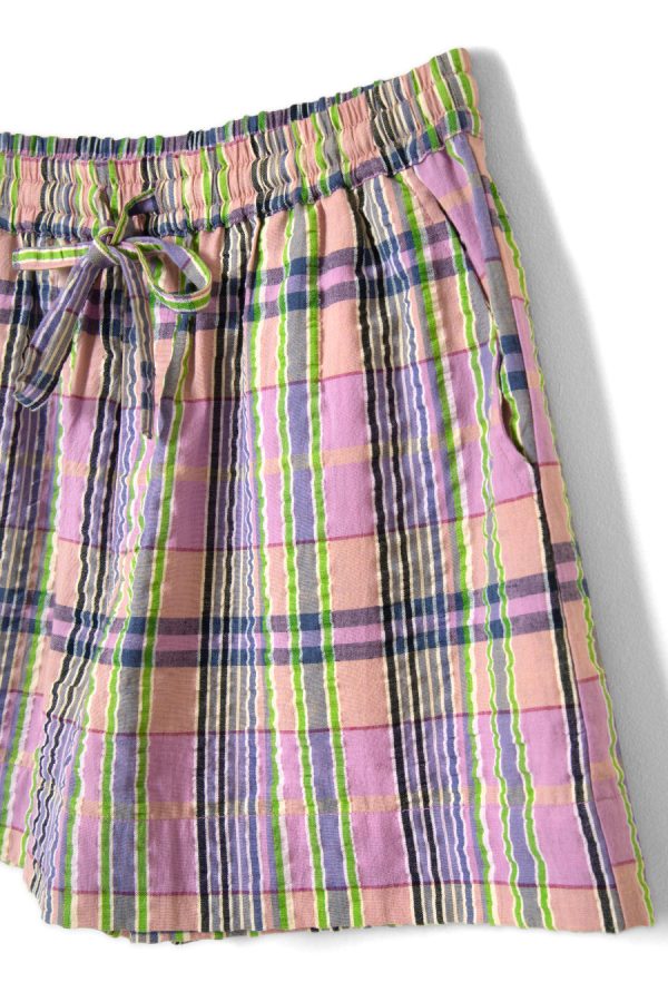 cindy check pull on shorts - Image 6