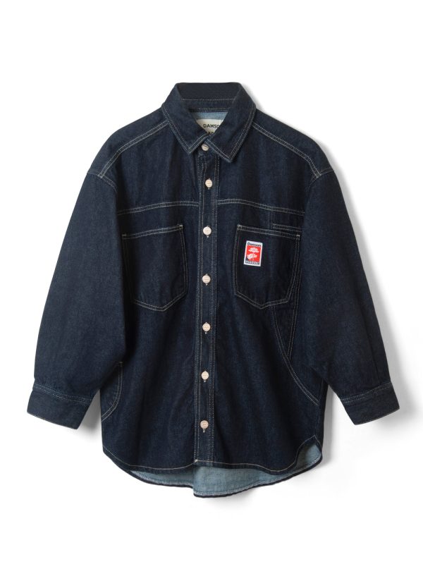 nova oversized shacket - indigo - Image 6
