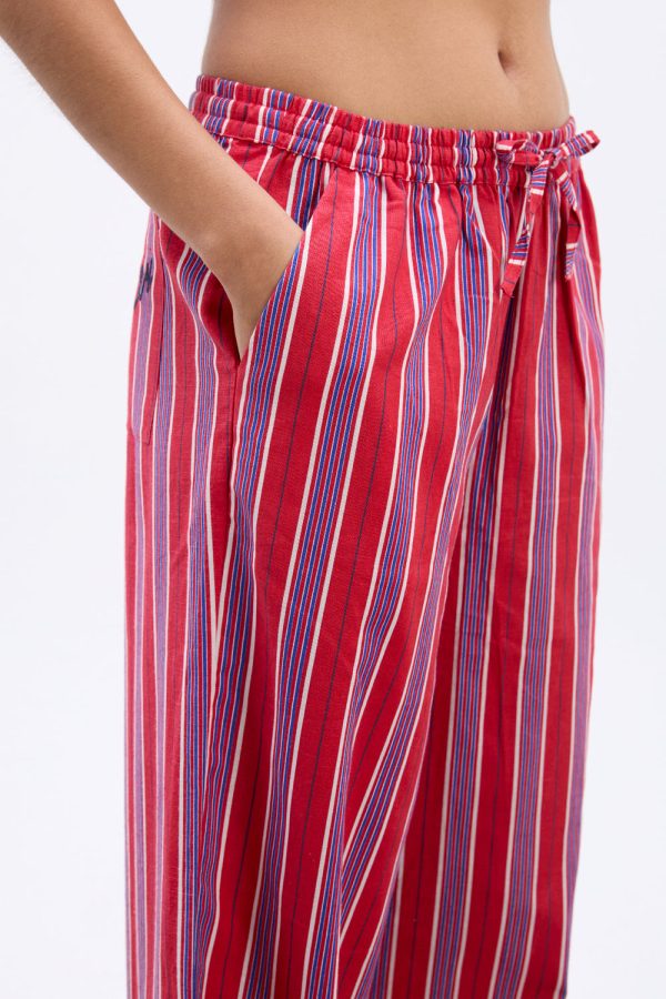 chlo trousers - red stripe - Image 2
