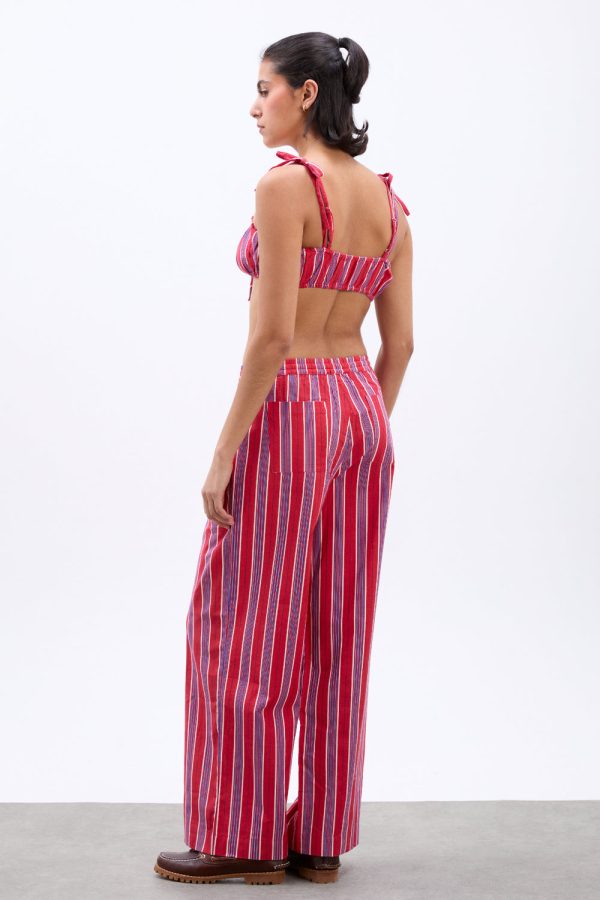 chlo trousers - red stripe - Image 4