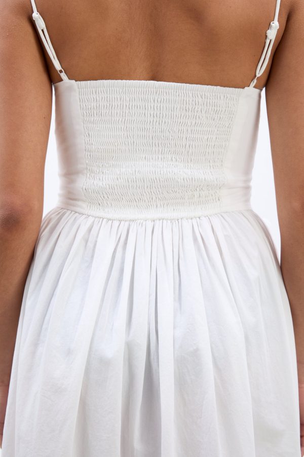penelope apron dress - white - Image 5
