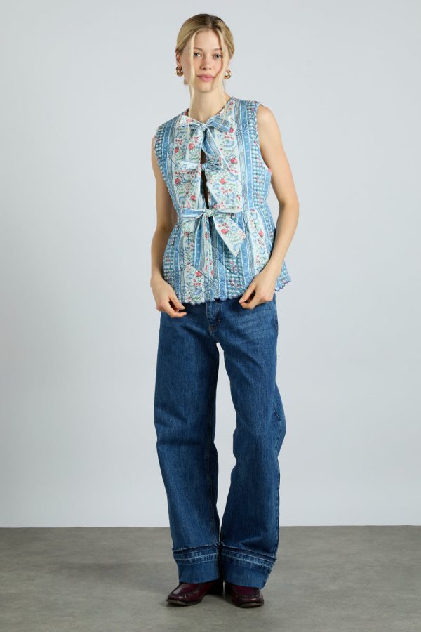 catrin gilet - wallpaper floral - Image 2