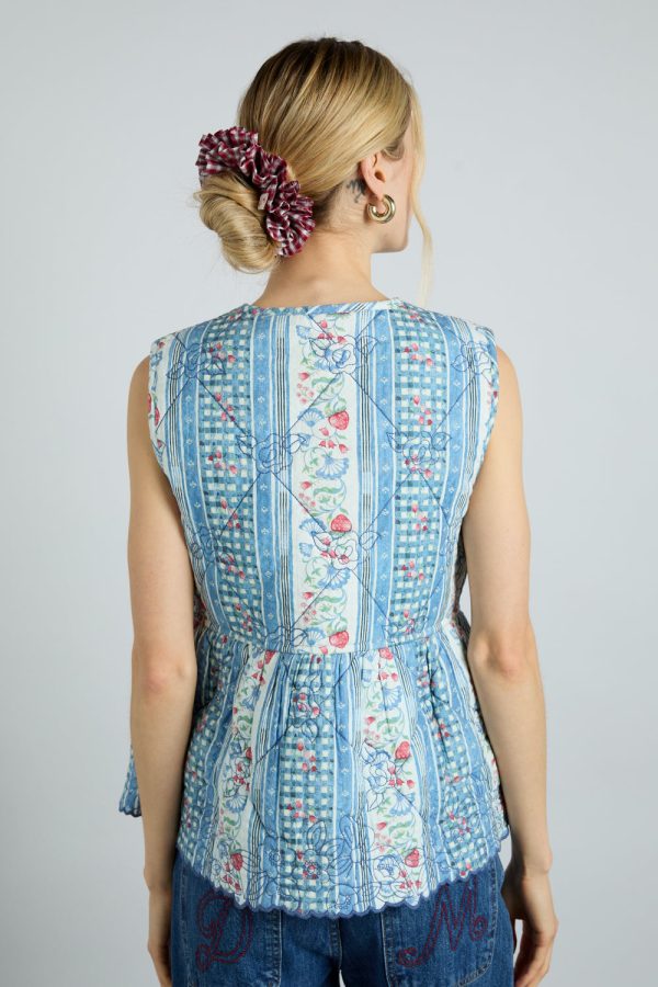 catrin gilet - wallpaper floral - Image 3