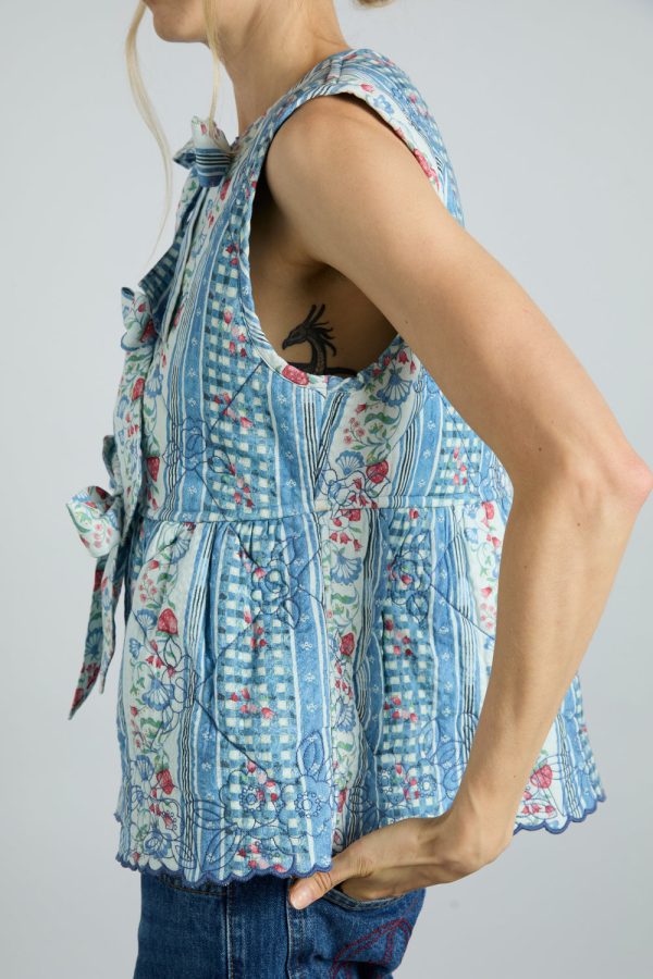 catrin gilet - wallpaper floral - Image 5