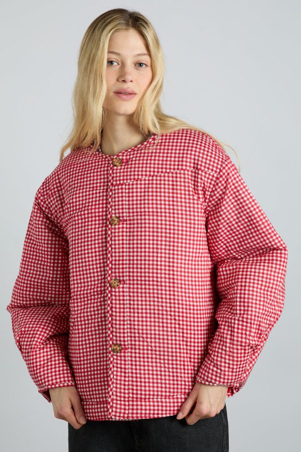 macy jacket - red bandana - Image 2