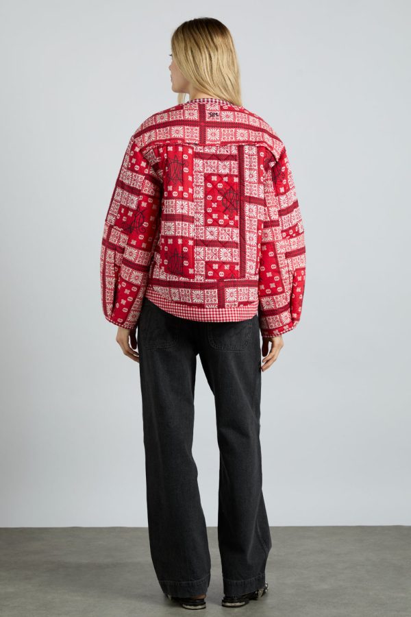 macy jacket - red bandana - Image 5