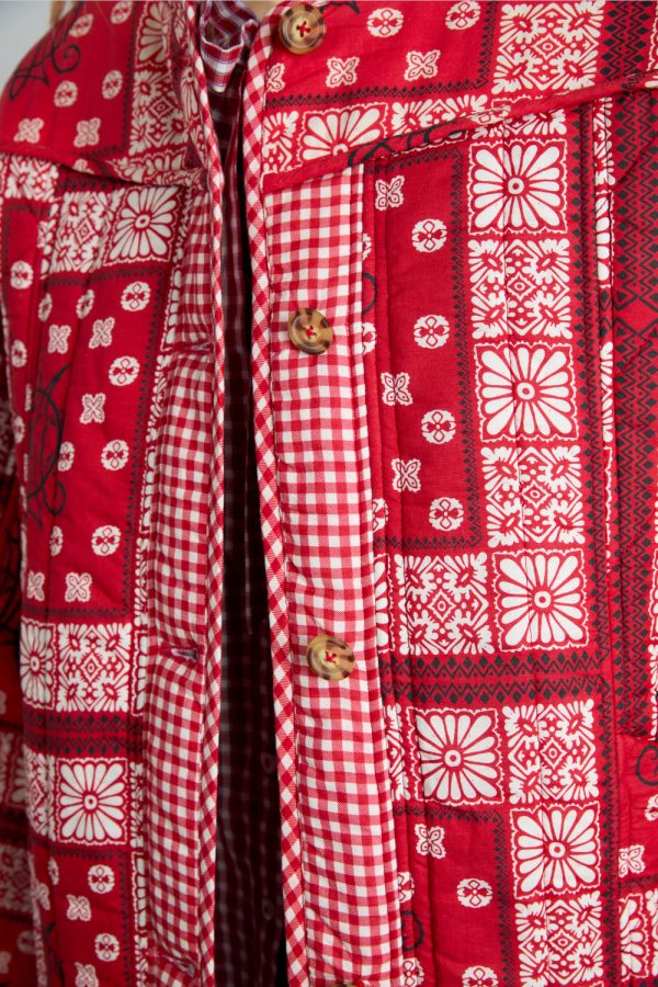 macy jacket - red bandana - Image 6