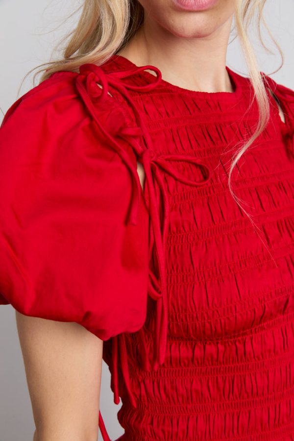 becca multi-way blouse - cherry - Image 4