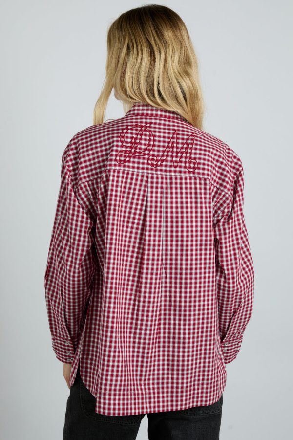 michelle shirt - cherry gingham - Image 5