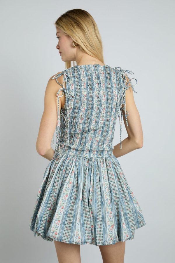 becca bubble mini dress - wallpaper floral - Image 4
