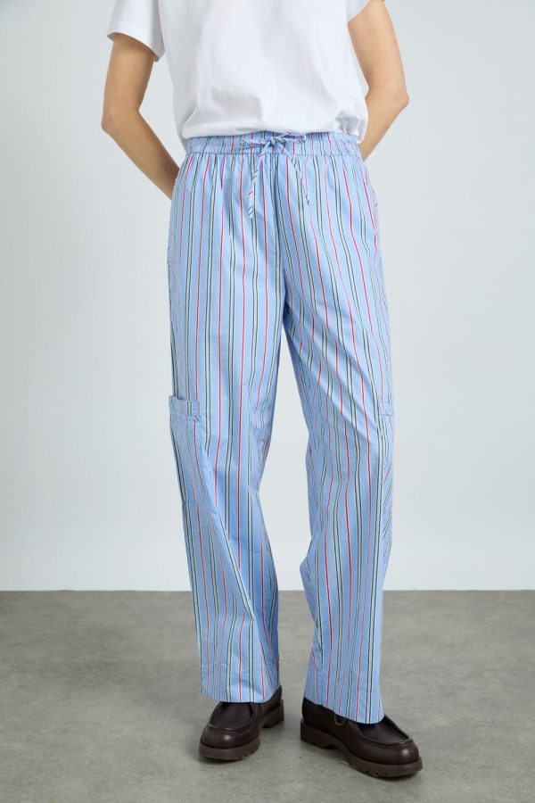harrison with ties - bold blue stripe - Image 2