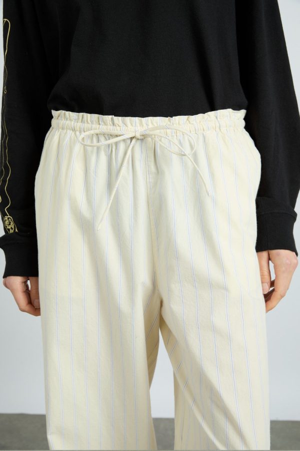 lucy trousers - butter business stripe - Image 3