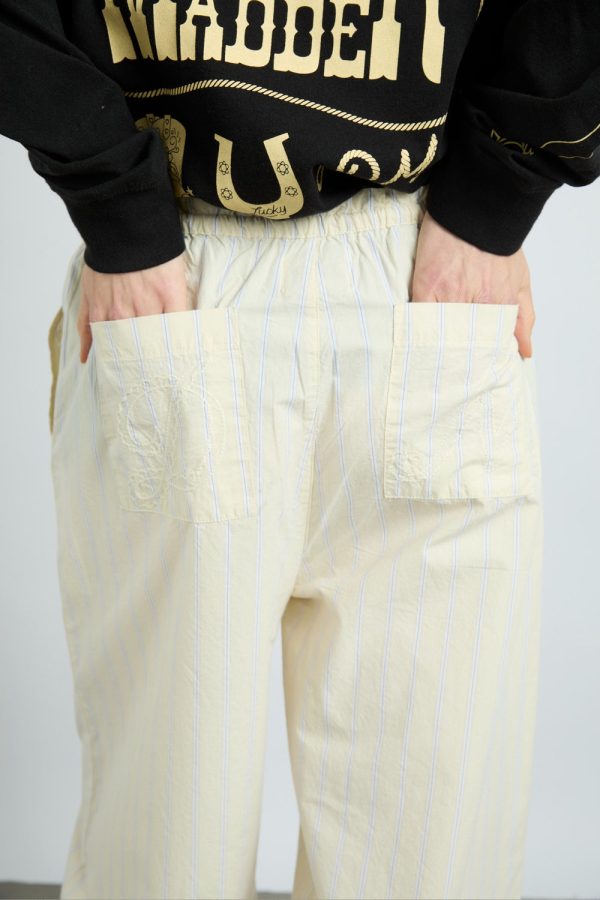 lucy trousers - butter business stripe - Image 5