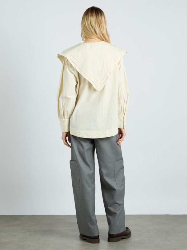 sandy ruffle blouse - butter business - Image 3