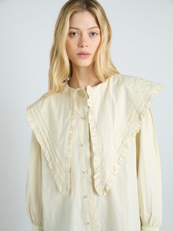 sandy ruffle blouse - butter business - Image 4