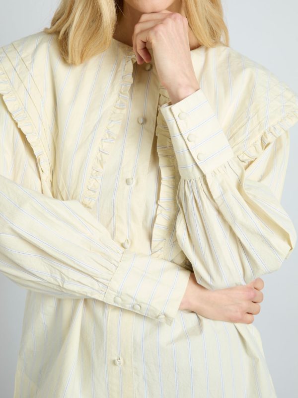 sandy ruffle blouse - butter business - Image 5