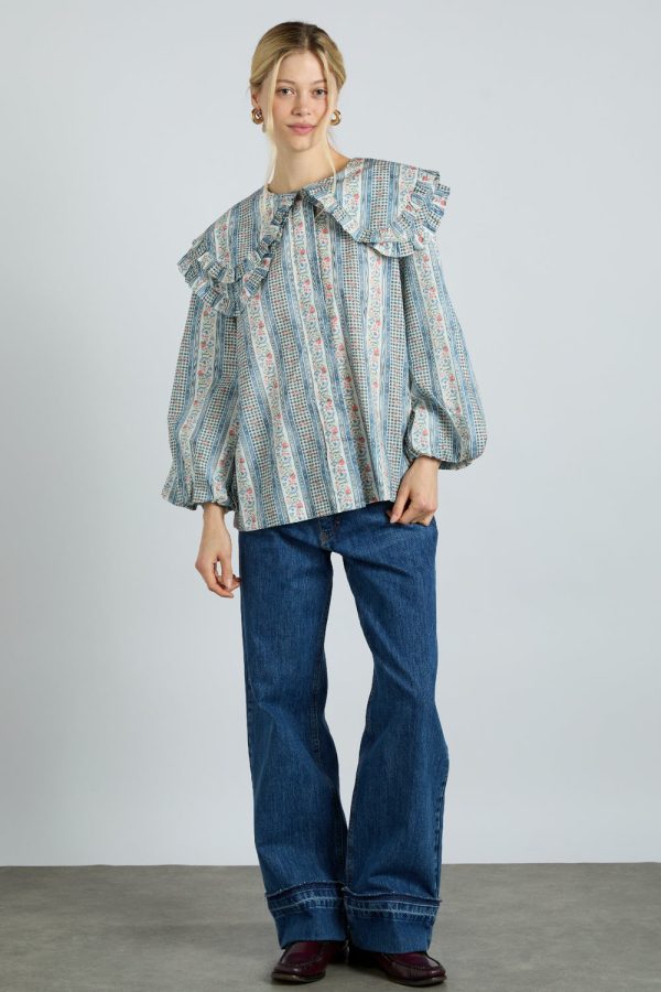 lois blouse - wallpaper floral - Image 2