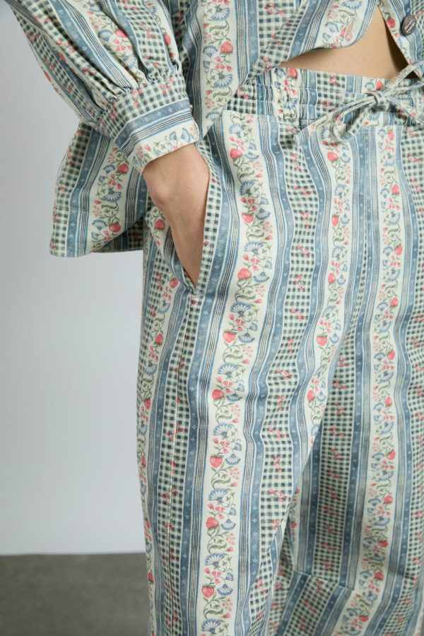felix twill trouser - wallpaper floral - Image 5