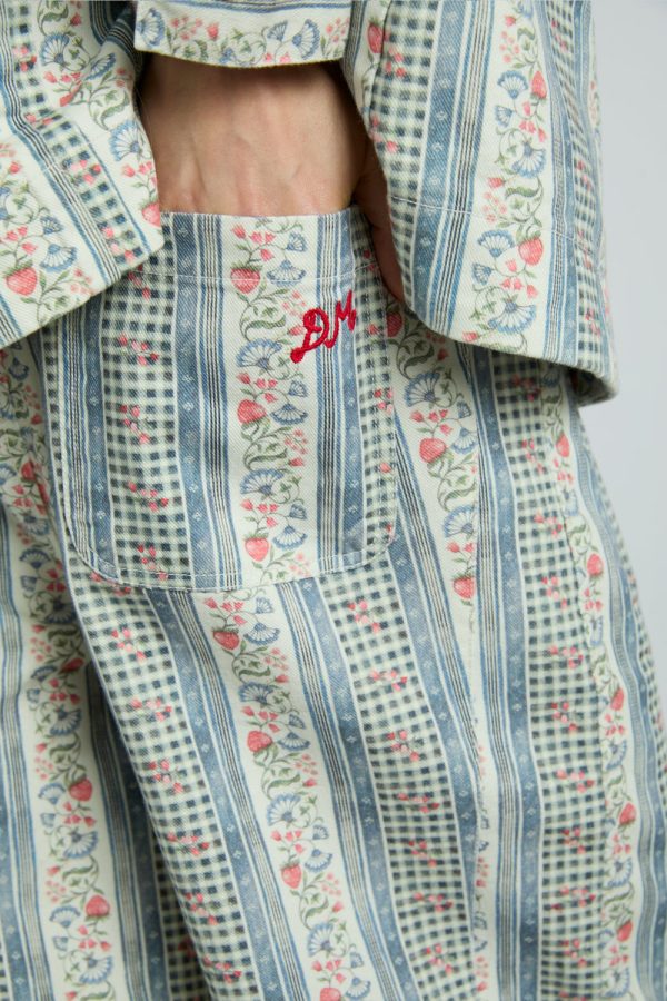felix twill trouser - wallpaper floral - Image 6