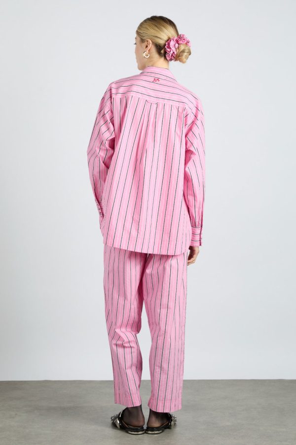 jorja trousers - pink bold stripe - Image 3