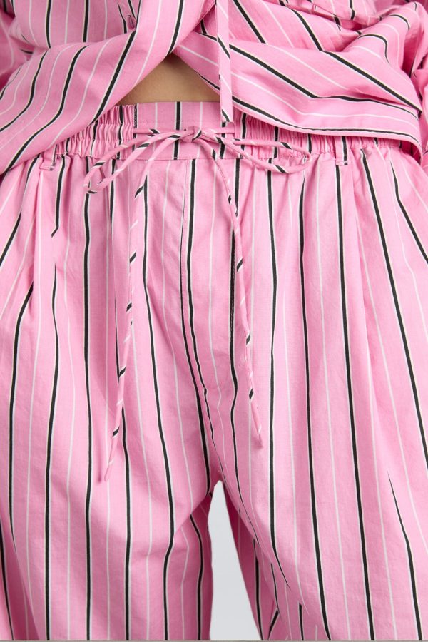 jorja trousers - pink bold stripe - Image 4