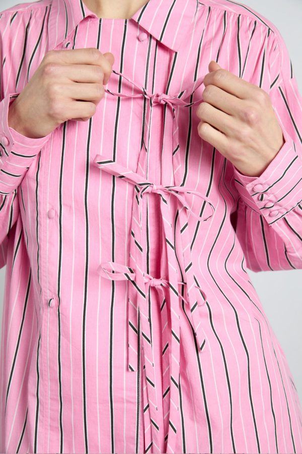 carmy shirt - pink bold stripe - Image 5