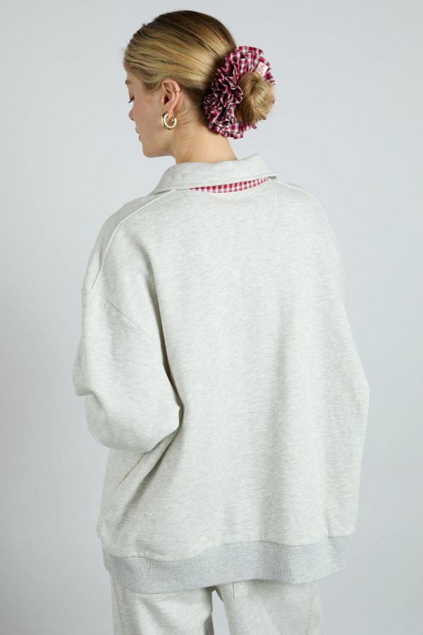 fifi rugby polo - ice grey marl - Image 3