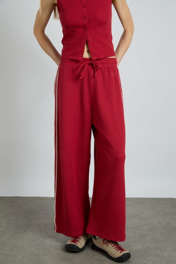 piper waffle jogger - red - Image 2