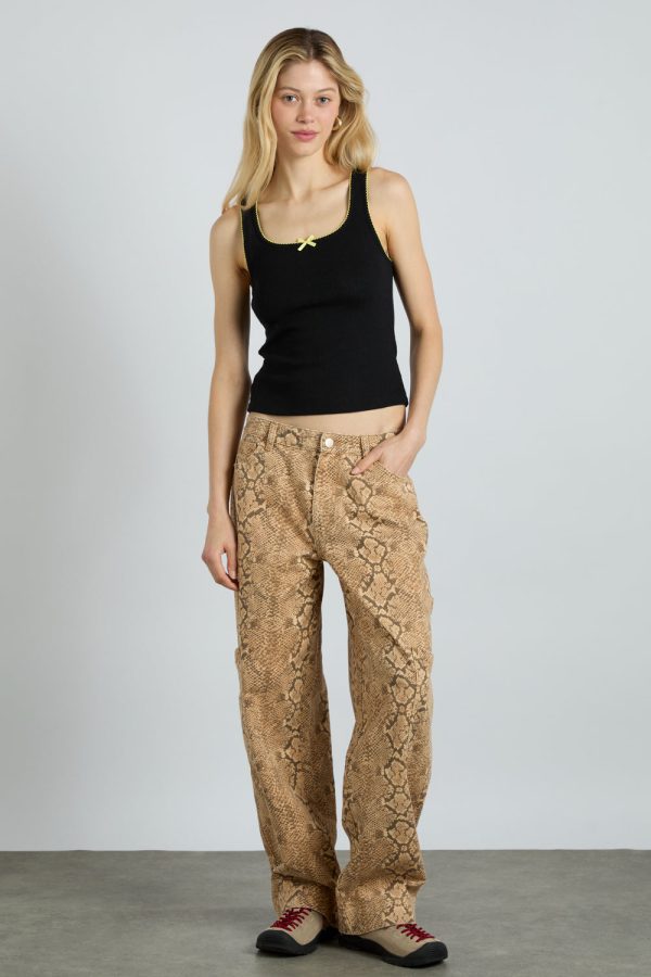 salome pointelle cami - black - Image 2
