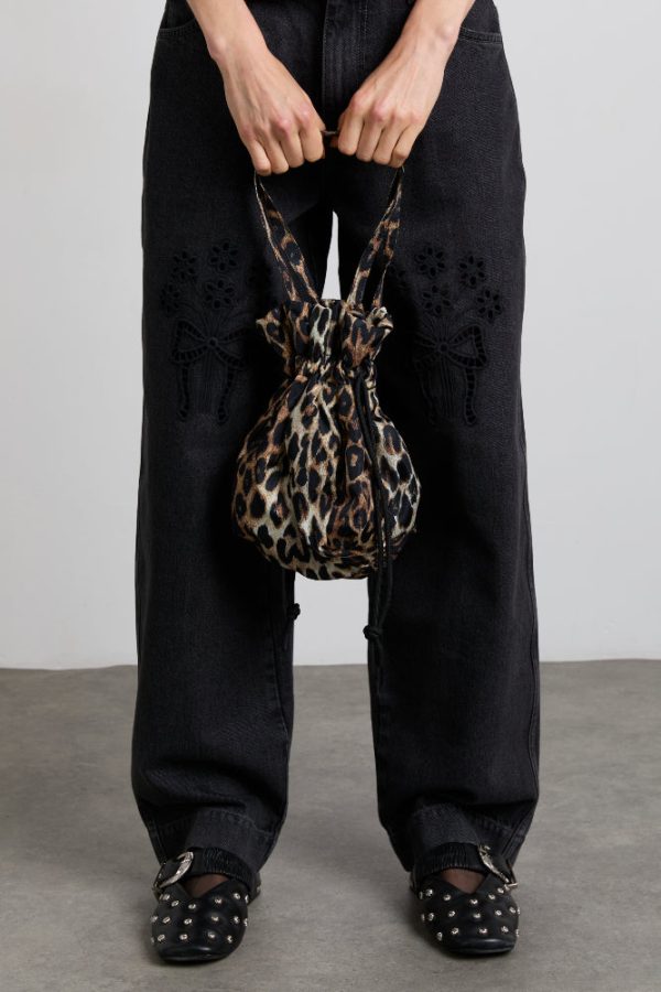 pouch bag in leopard - Image 2
