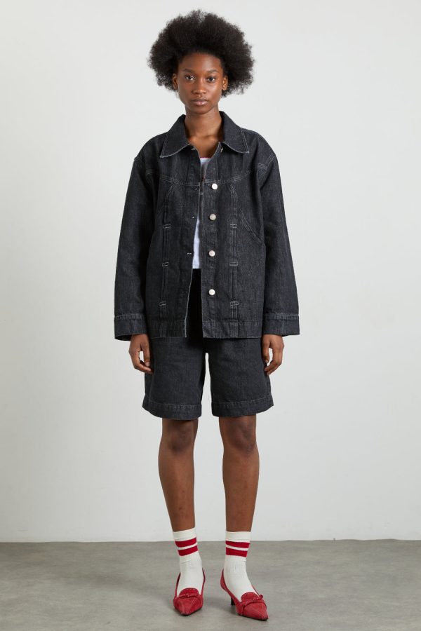nova jorts - washed black