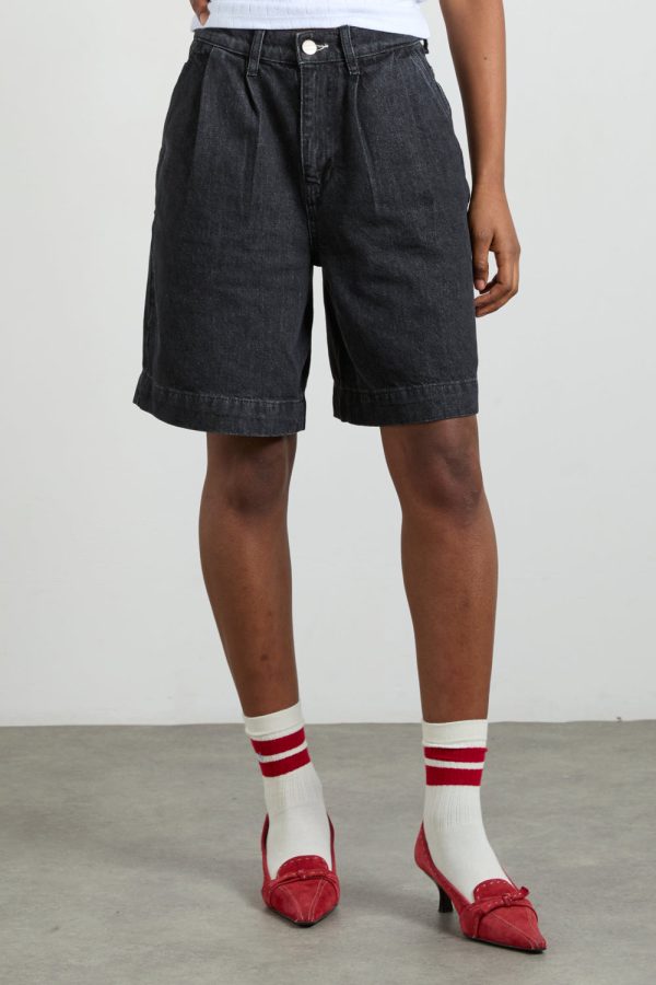 nova jorts - washed black - Image 2
