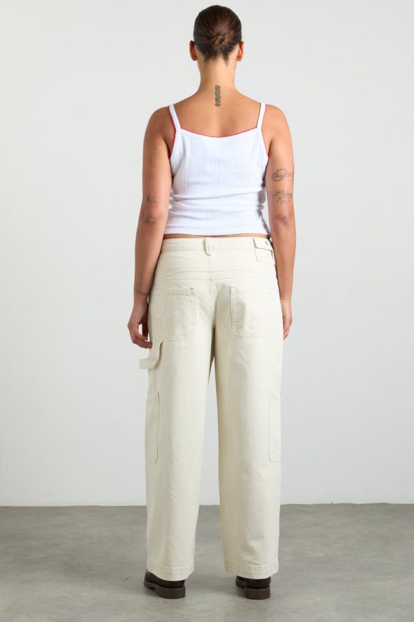 drew jeans - ecru - Image 4