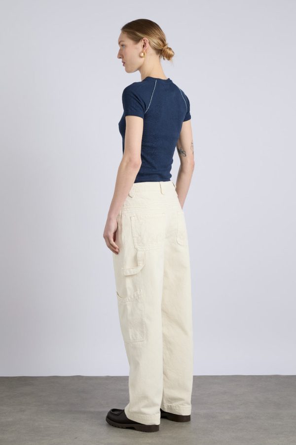 drew jeans - ecru - Image 6
