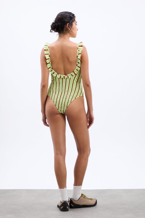 cheyenne swimsuit - tropical stripe - Image 2