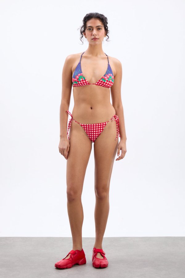 tie side bikini bottoms - cherry pie