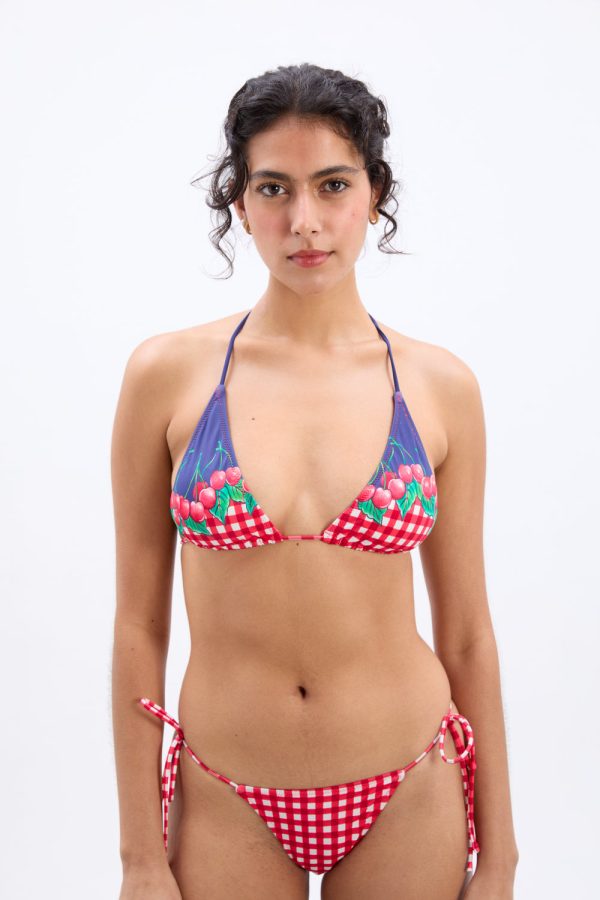 tie side bikini bottoms - cherry pie - Image 6