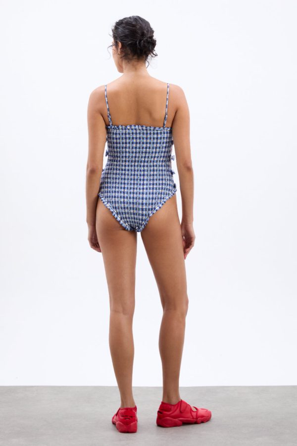 betty swimsuit - blue margot gingham - Image 2