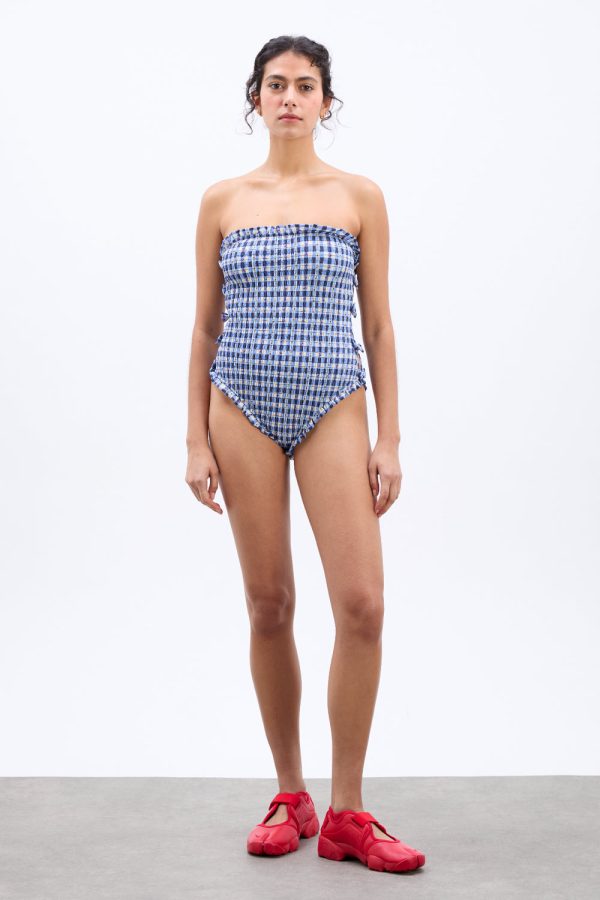 betty swimsuit - blue margot gingham - Image 6