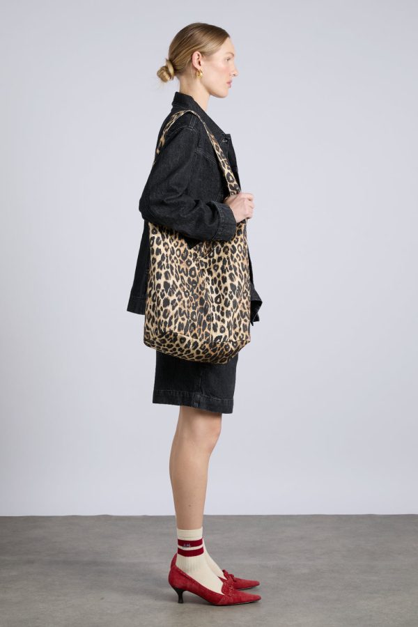 cross body sling bag - leopard - Image 3