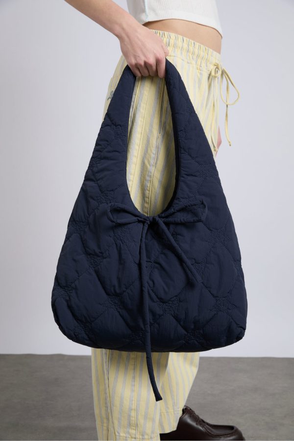 roisin quilted bag - navy - Image 2