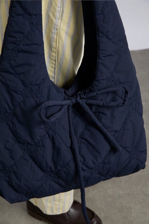 roisin quilted bag - navy - Image 4