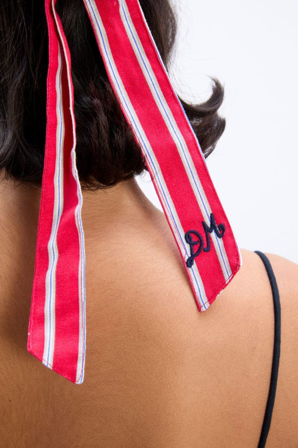 garter bun wrap in red stripe - Image 2