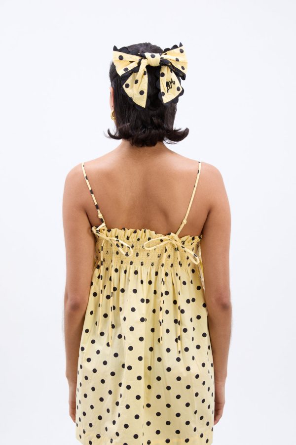 hair bow clip - butter spot - Image 2