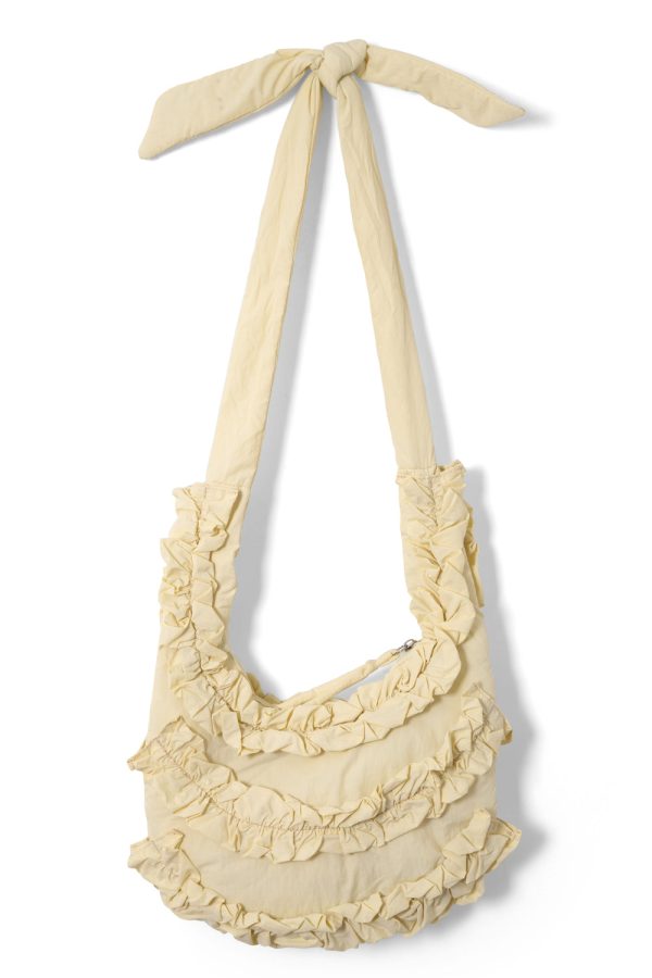 quinn slouchy bag in butter yellow - Image 2